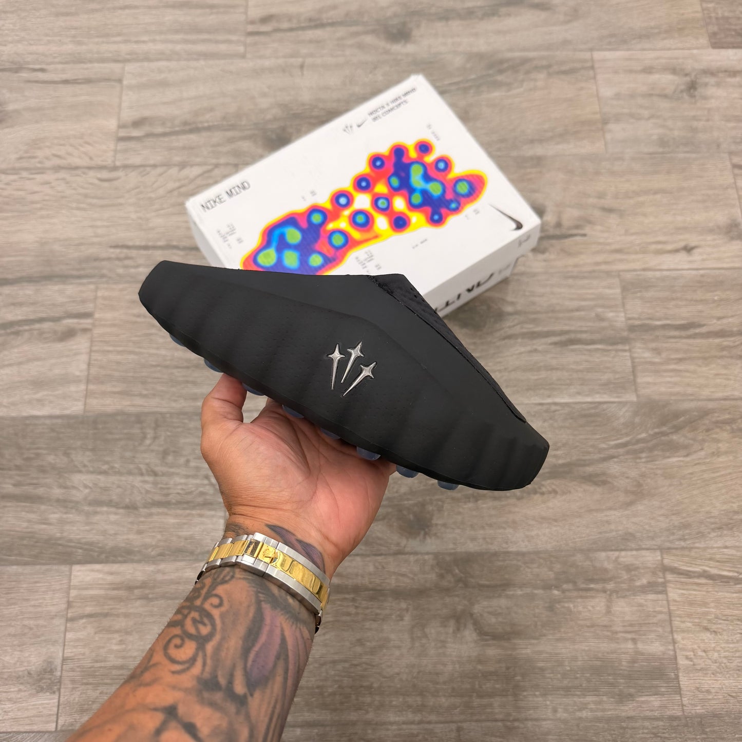 Nike Mind 001 Slide “Iceman” Black