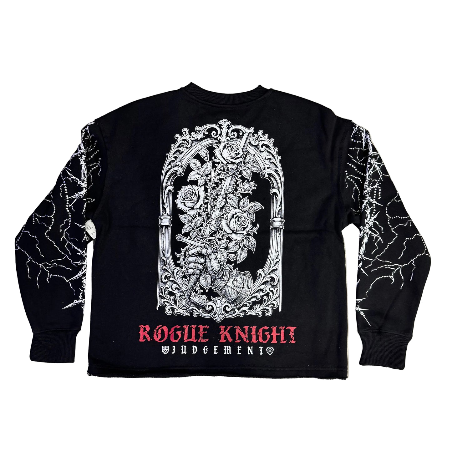Publik Rhinestone Sweater “ Judgment ” Black