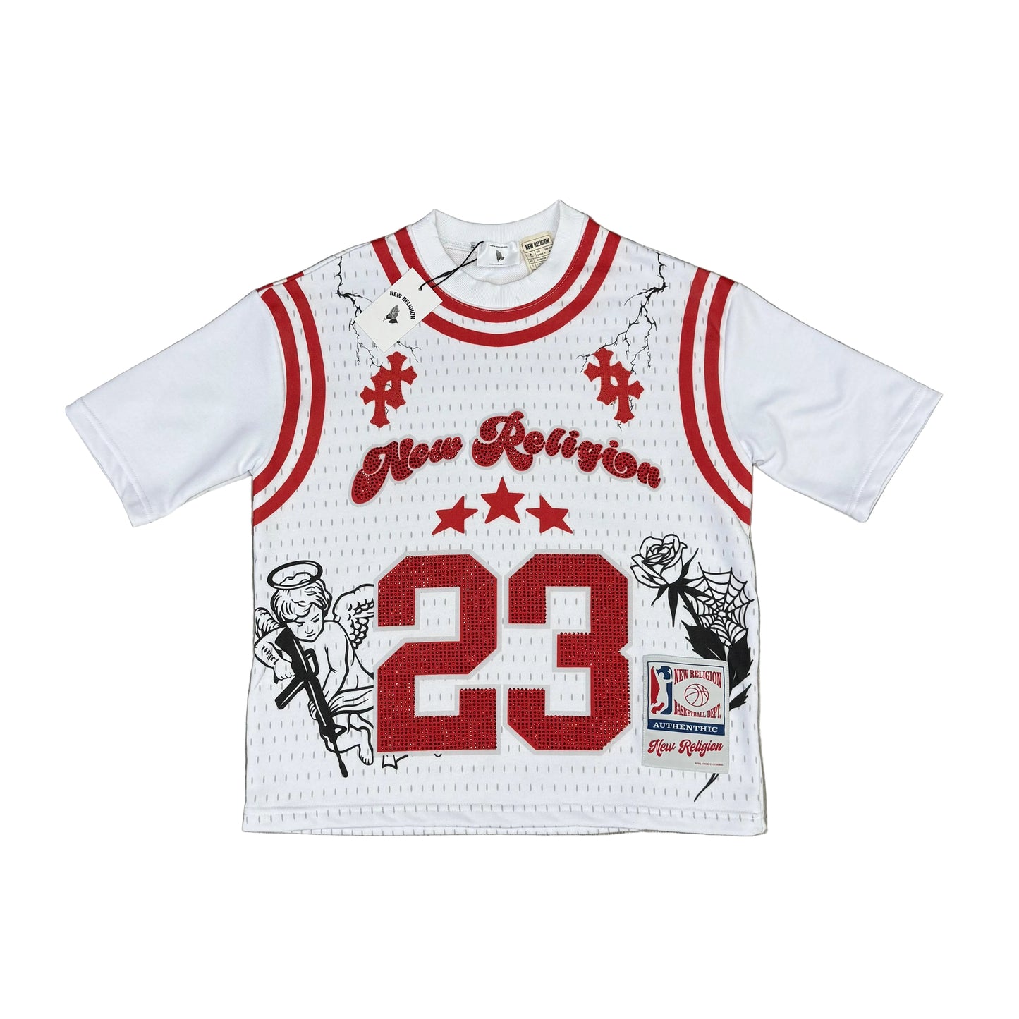 New Religion “Jersey 23” [white/red]