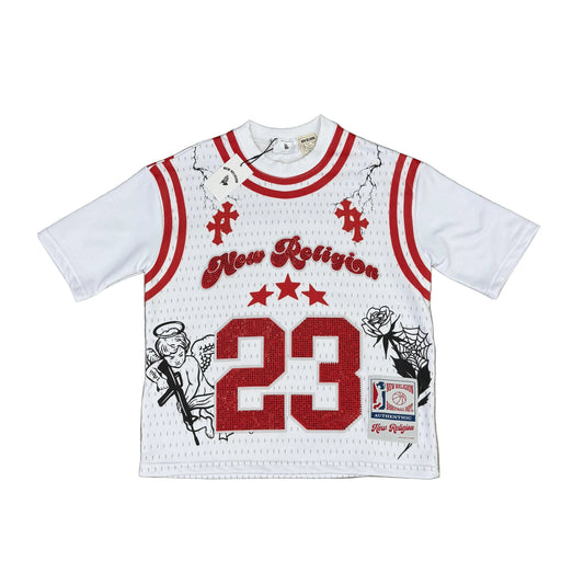 New Religion “Jersey 23” [white/red]