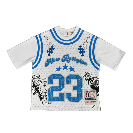 New Religion “Jersey 23” [white/blue]