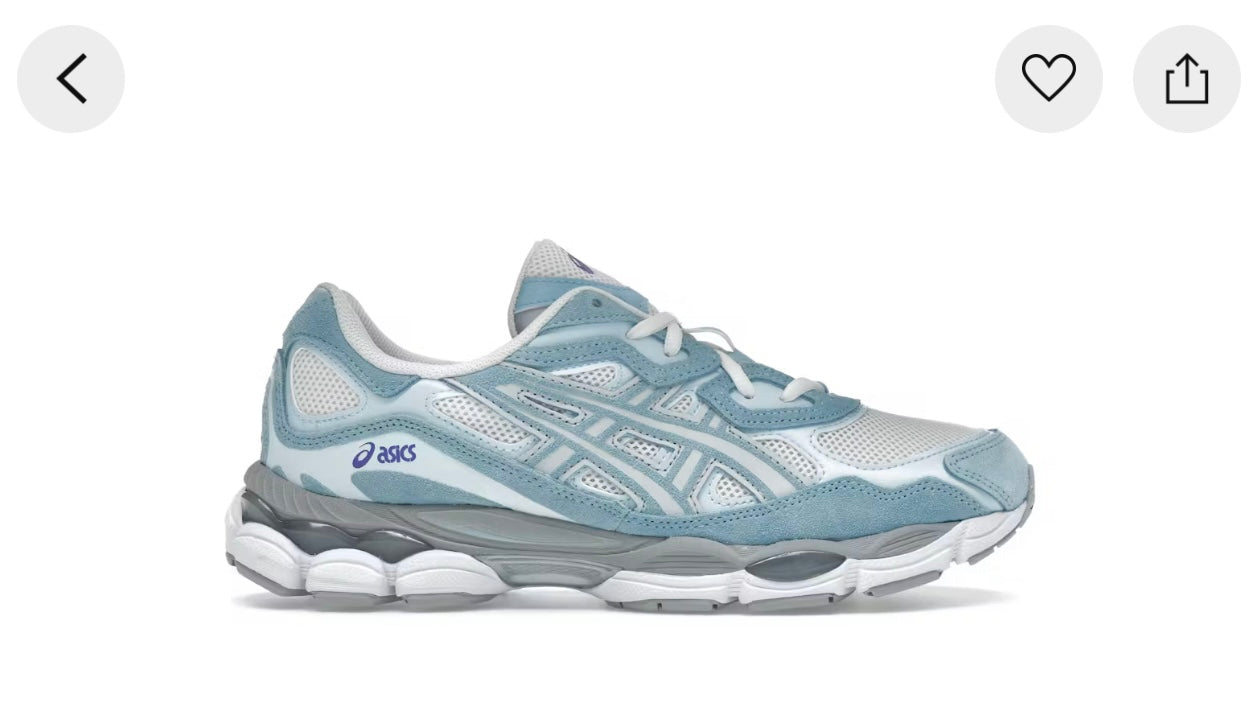 ASCS GEL-NYC Cream Artic Sky