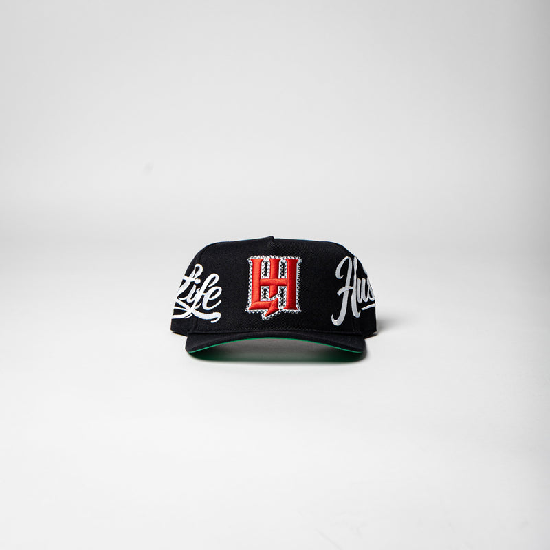 Life Hustlers SnapBack ( Black / Red )