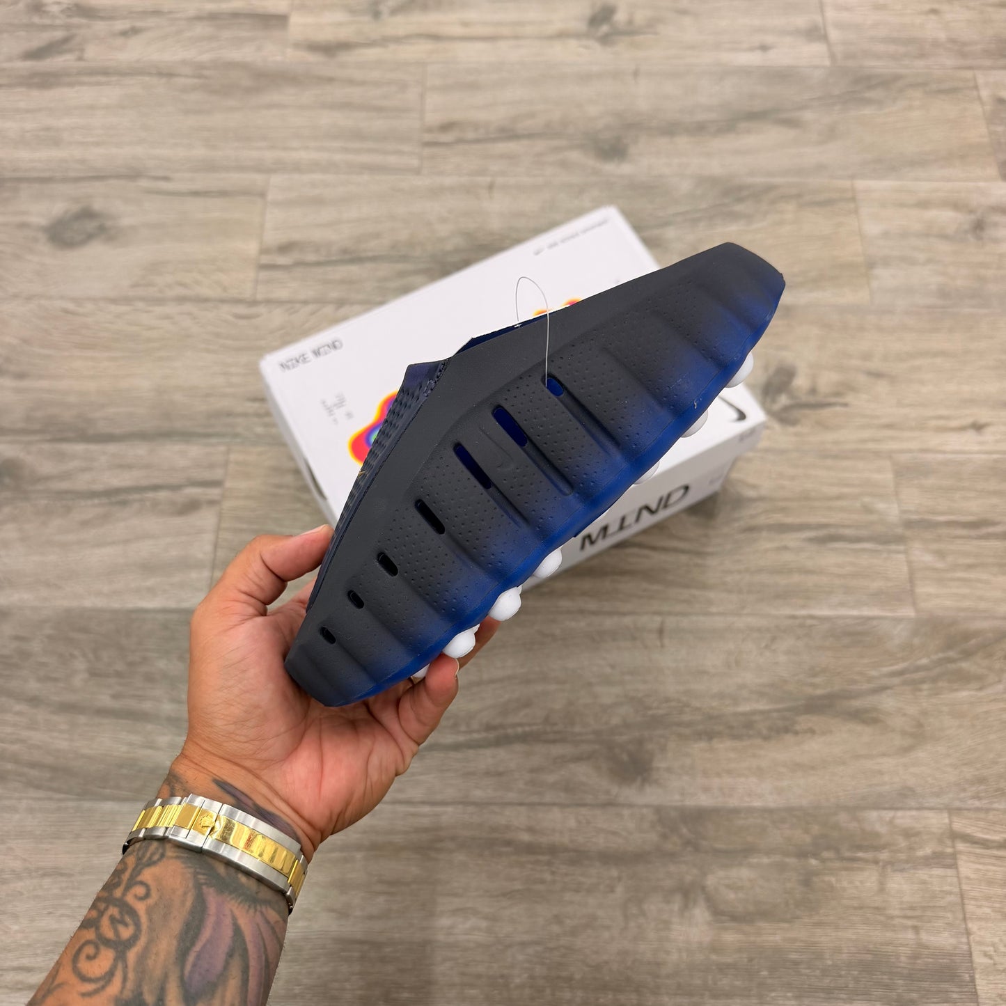 Nike Mind 001 Slide “Blackened Blue Game” UA