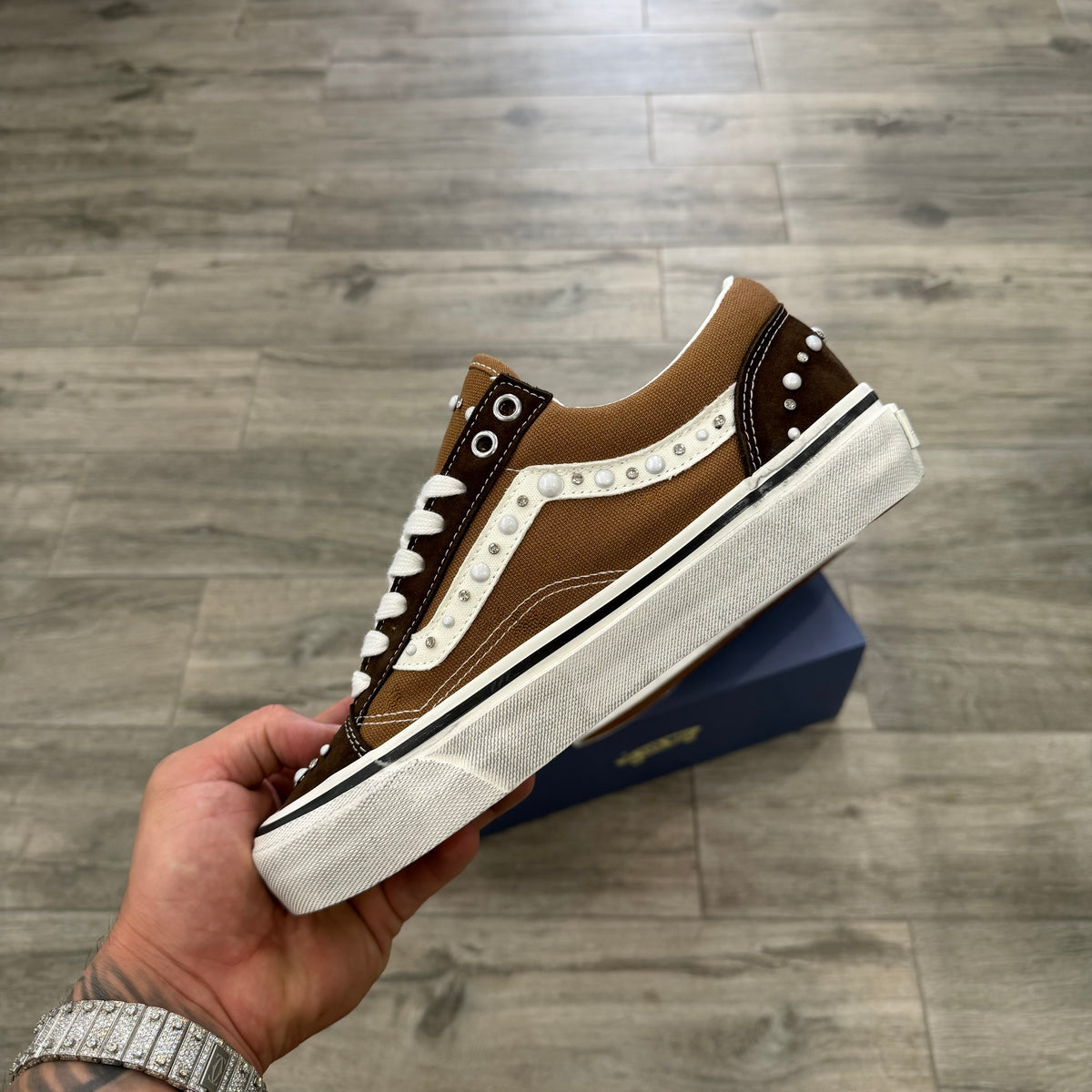 Vans LX Old Skool 36 Pearlized Pack Vintage Cocoa Brown