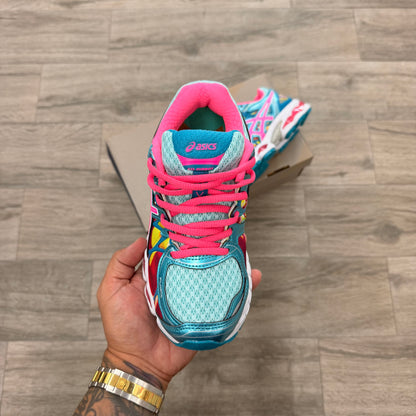 ASICS Gel-Nimbus 16 “Iridescent Pink / Capri Blue / Multicolor”