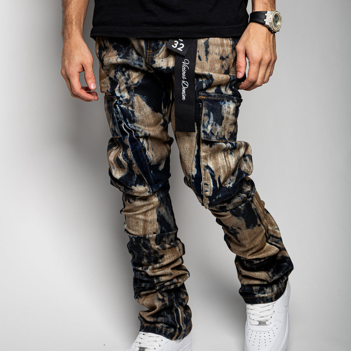 VICIOUS Jeans 736 Blue/Brown