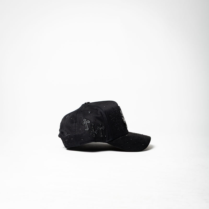 Italiense hat ( black / gold )
