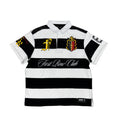 First Row ( Black / White Polo )