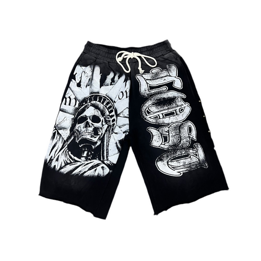 Lost Intricacy Short [liberty skull]
