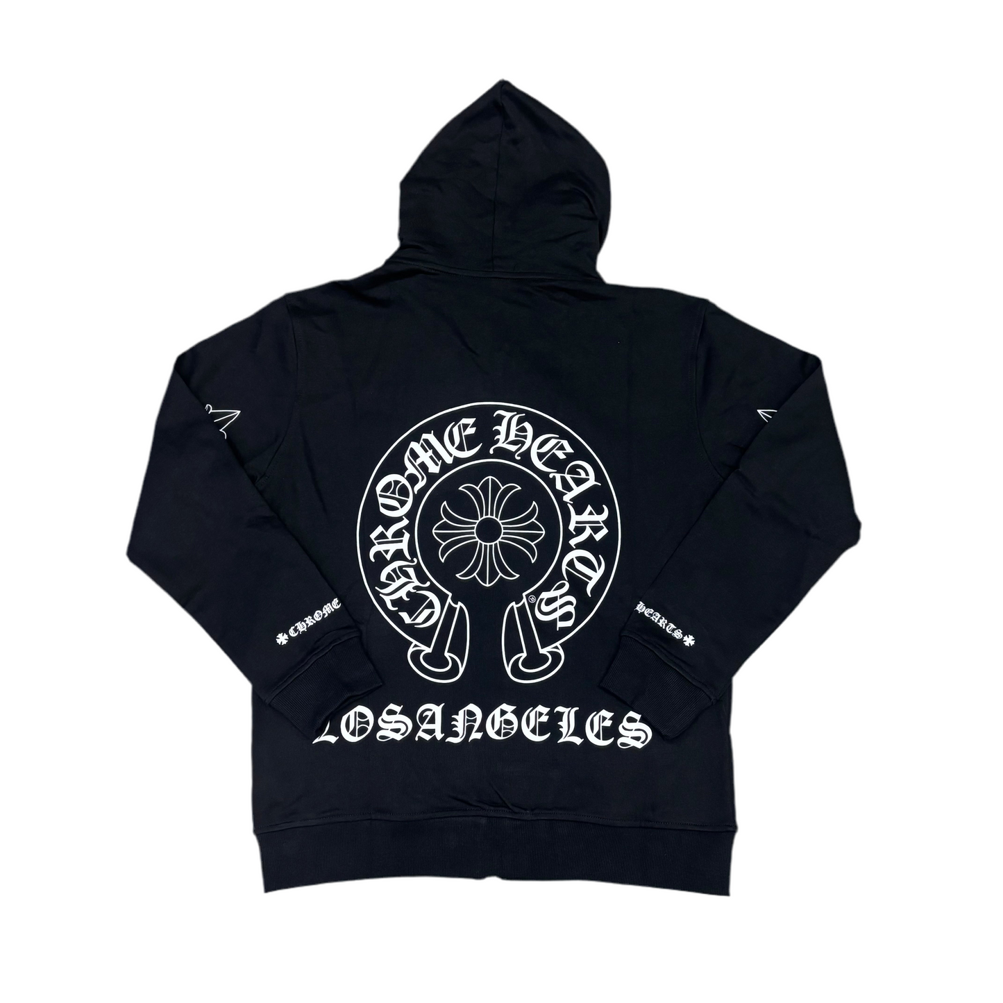 Chrom€ He@rts Zipper Hoodie [black 3]