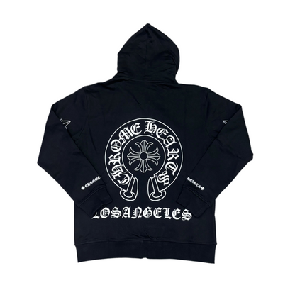 Chrom€ He@rts Zipper Hoodie [black 3]