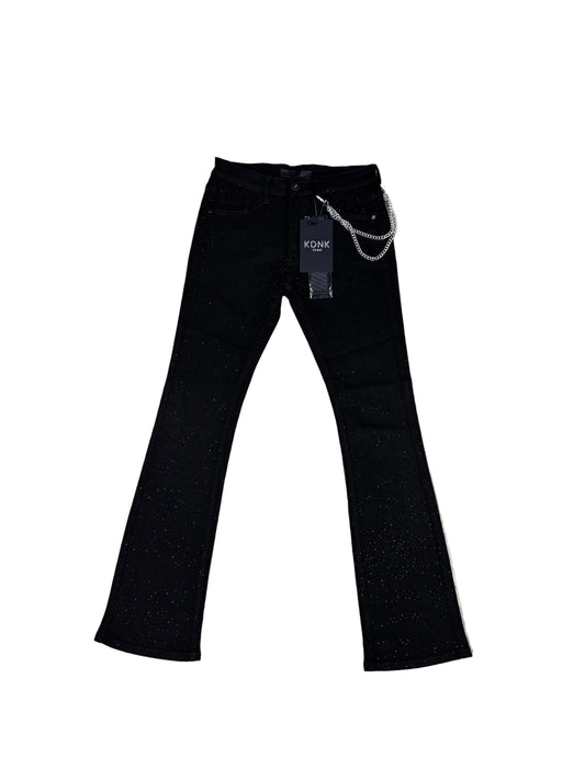 KDNK Rhinestone Pants [black]