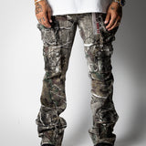 First Row Flares Jean [Hunting Camo]
