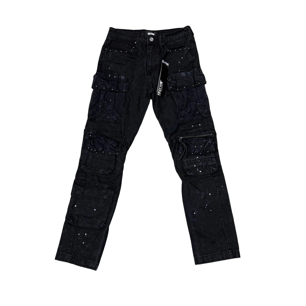 First Row Cargo Jean (Black)