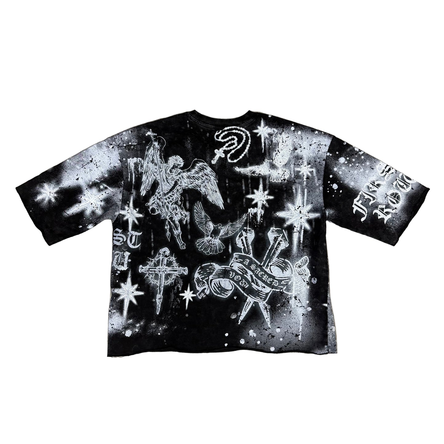 First Row “sacred heart black”