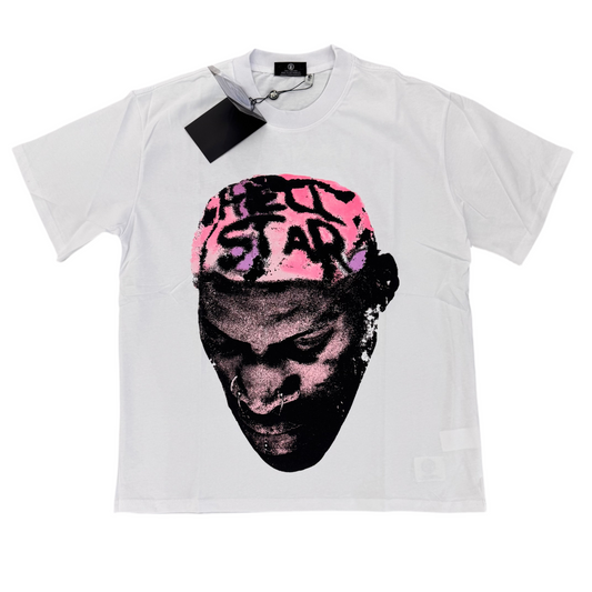 Hellstar White Tee [denis roman]