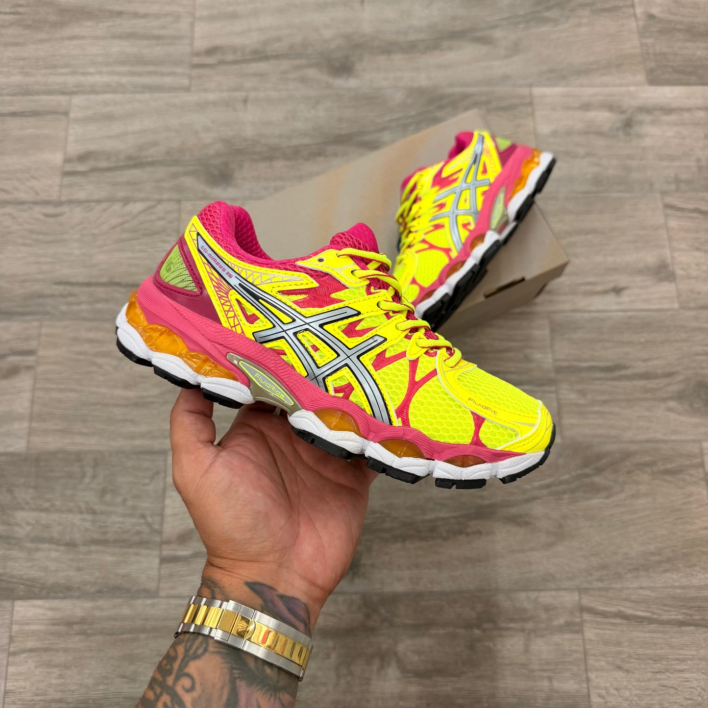 ASICS GEL-Nimbus 16 'Yellow Pink'