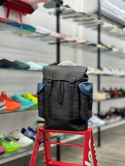Coach Backpack “ Half Print ” ( Black )