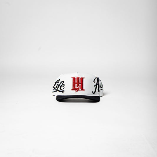 Life Hustlers SnapBack ( White / Black )