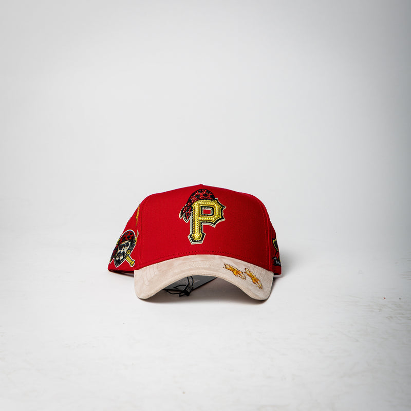 VQC Caps “ Pirates ” ( red/cream )