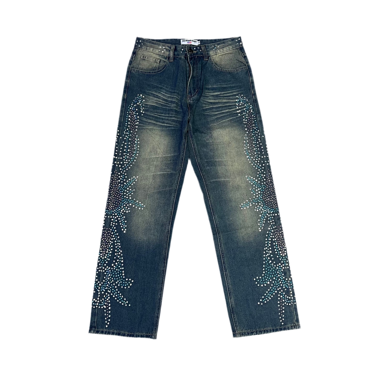VALEDREAMS Rhinestones Jean [blue]