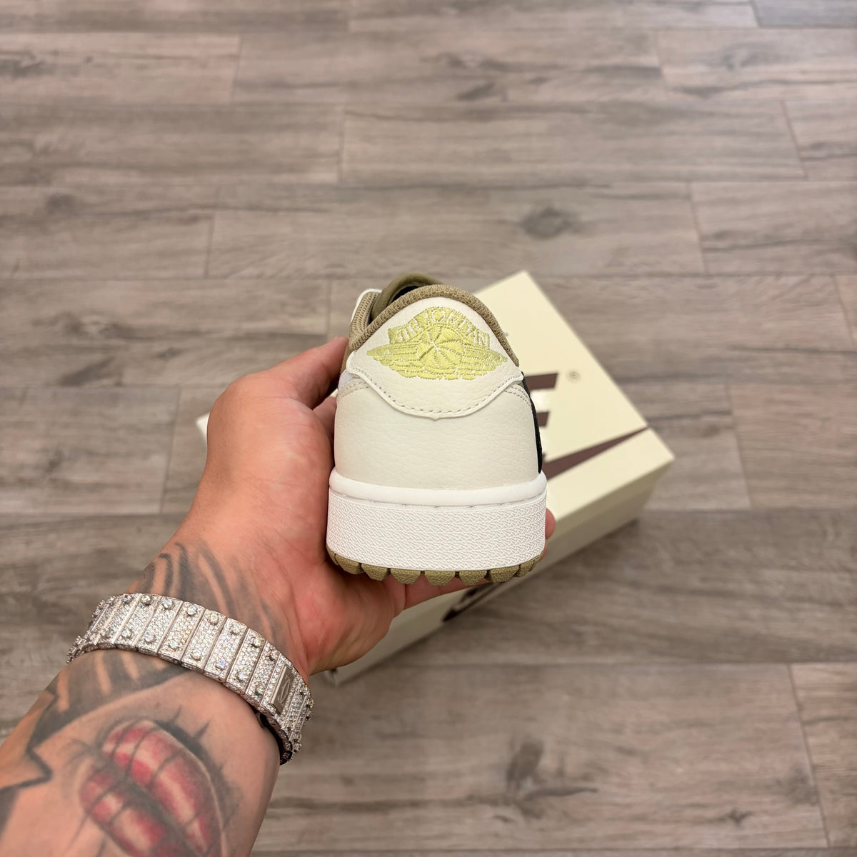 Jordan 1 Retro Low Golf Travis Scott Neutral Olive