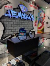Chrom€ He@rts Sunglasess Black/Gold