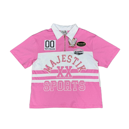 Majestik X Sport Polo (Pink)