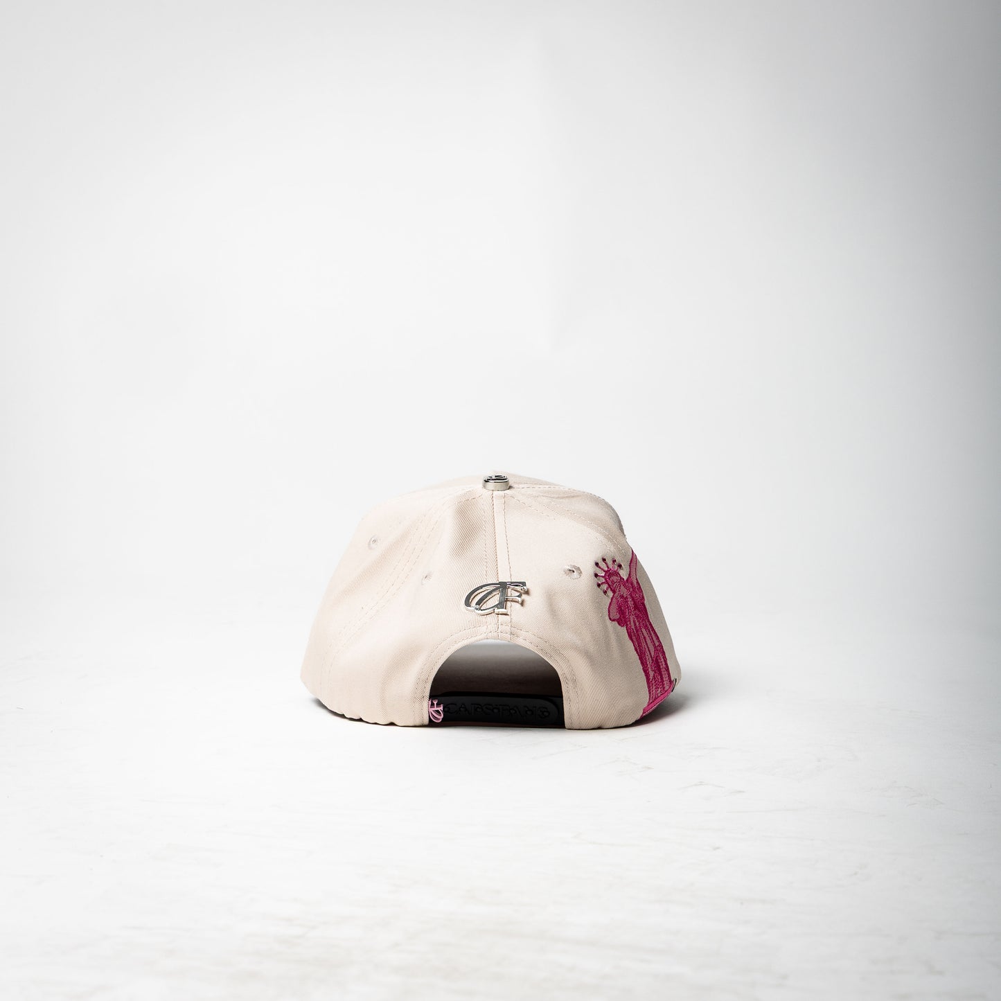 Cap Fans “ NEW YORK ” ( cream / pink / brown )