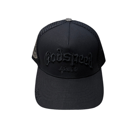 Godspeed Trucket Hat [full black]