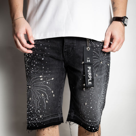 Purple Jean Short 006