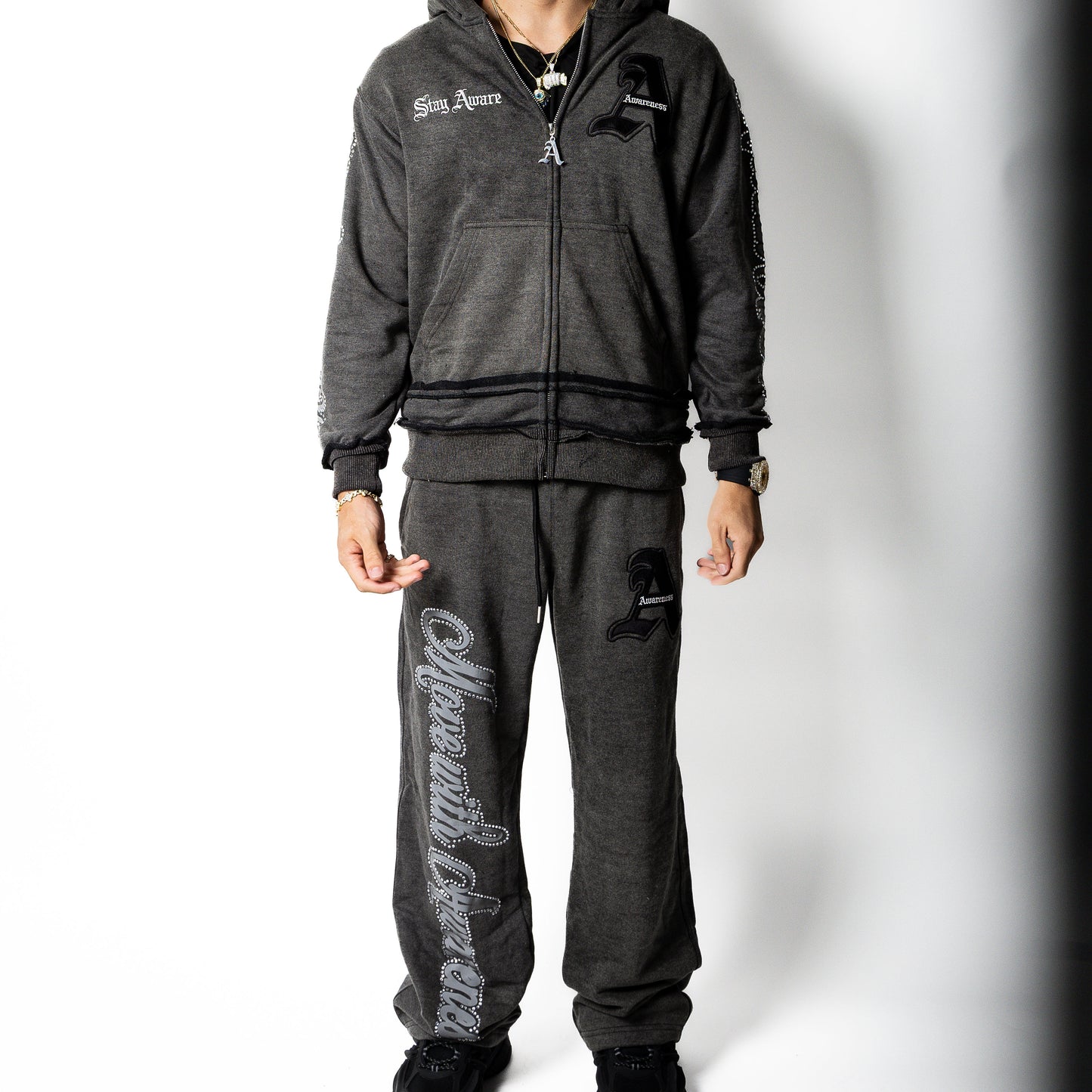 Awareness Set Hoodie + Pants (grey)
