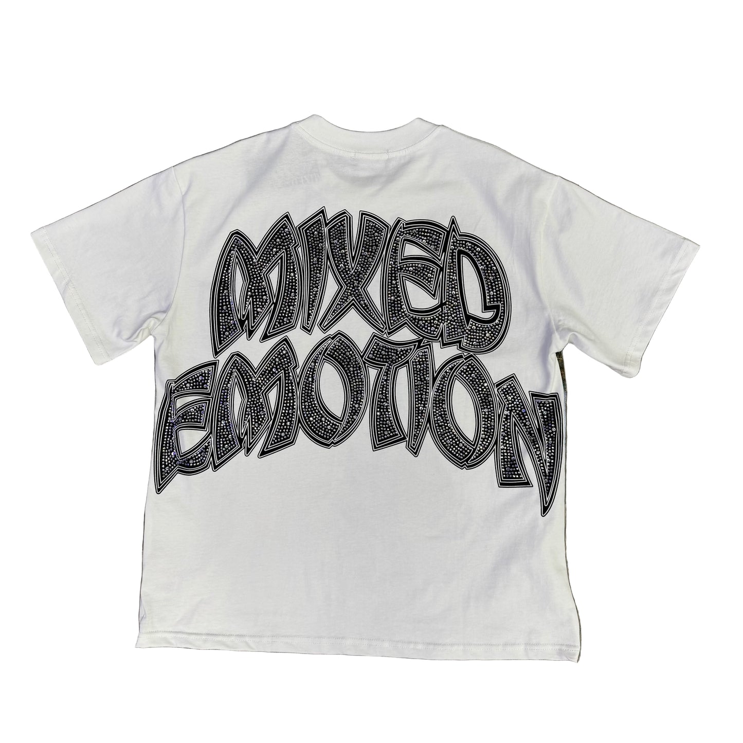 Mixed Emotion White “Arch Angel” Tee