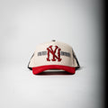 Cap Fans “NY” ( cream/red )