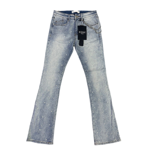 KNDK Skinny Flates Rhinestones [lt blue]