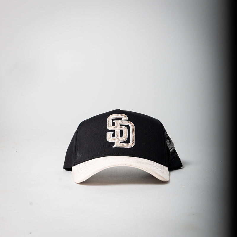 Cap Fans “San Diego ” ( black/cream )