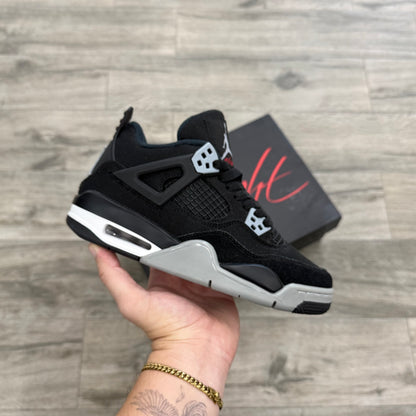 Jordan 4 Retro Black Canvas