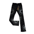 VICIOUS Black Embellished Rhinestone Stack Denim