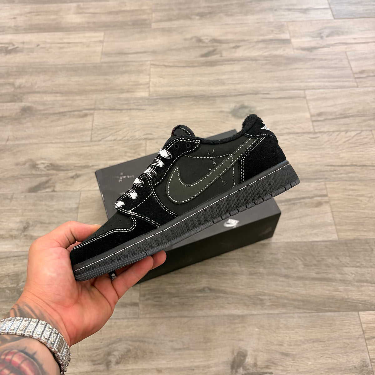 Jordan 1 Retro Low Travis Scott Black Phantom