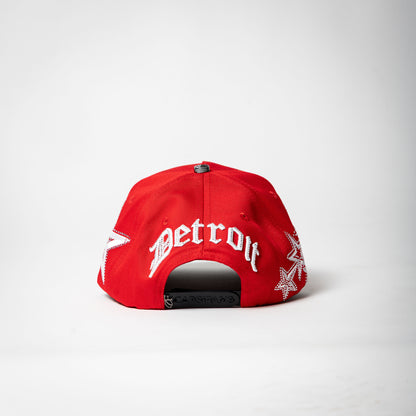 Cap Fans “ Detroit ” ( red/black)