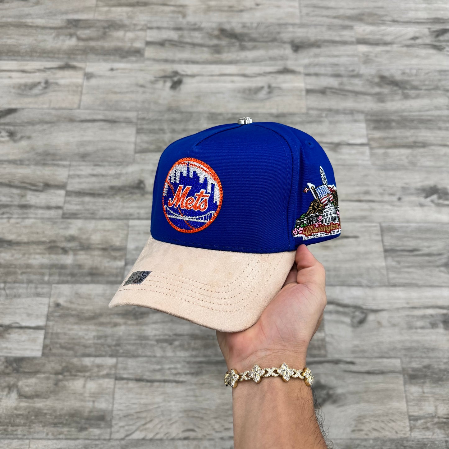 VQC Caps “ Mets ” ( Royal Blue / Cream )