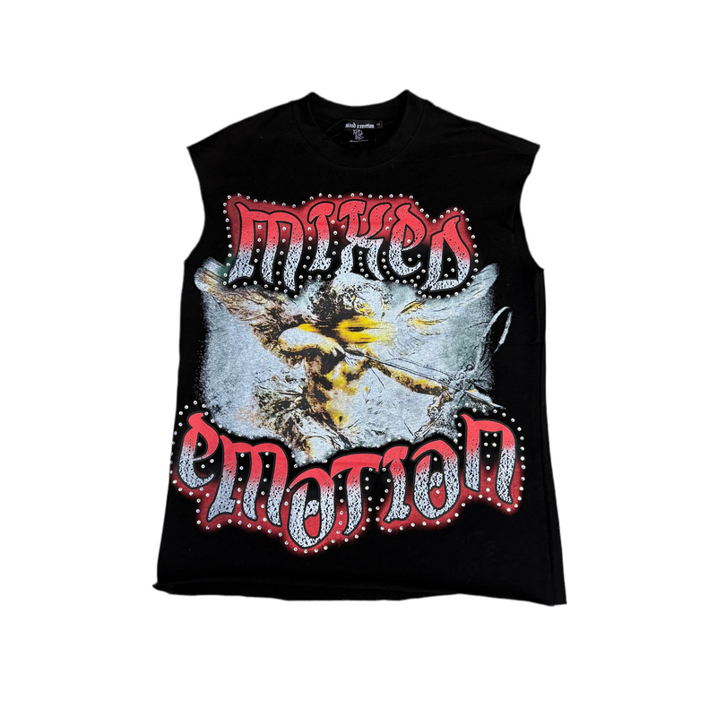 Mixed Emotion Angel Sleevess Tee