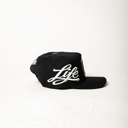 Life Hustlers SnapBack ( Black / White )
