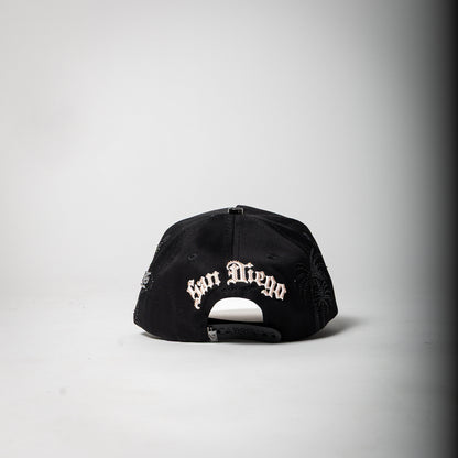 Cap Fans “San Diego ” ( black/cream )