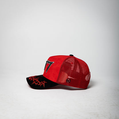 777 Trucket Hat [red/black]