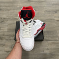 Jordan 5 Retro Fire Red Black Tongue (2025)