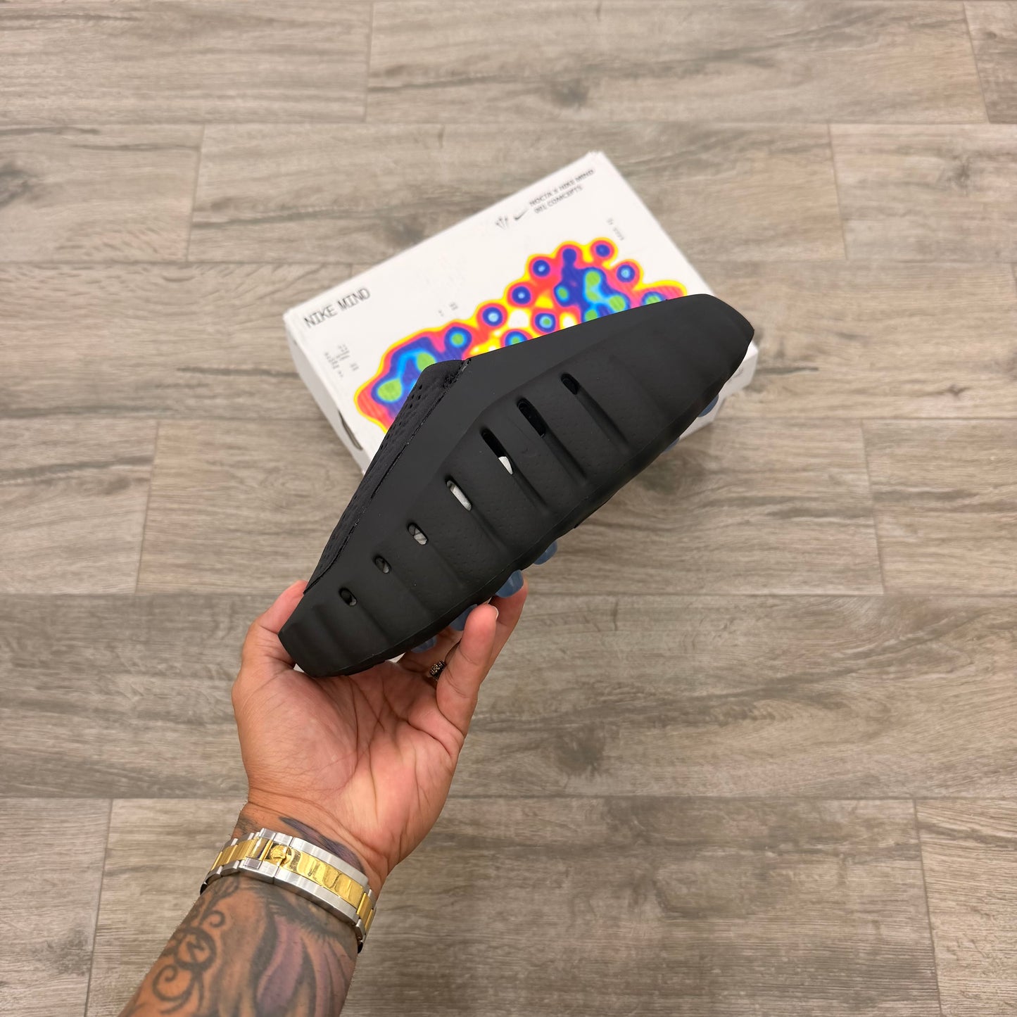 Nike Mind 001 Slide “Iceman” Black