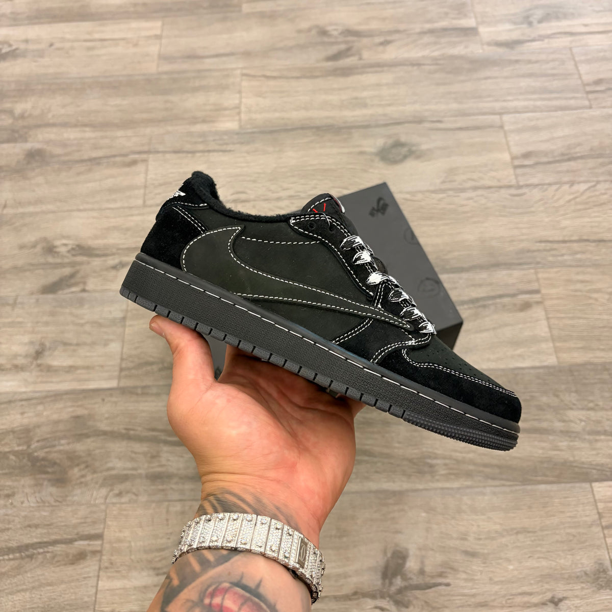 Jordan 1 Retro Low Travis Scott Black Phantom
