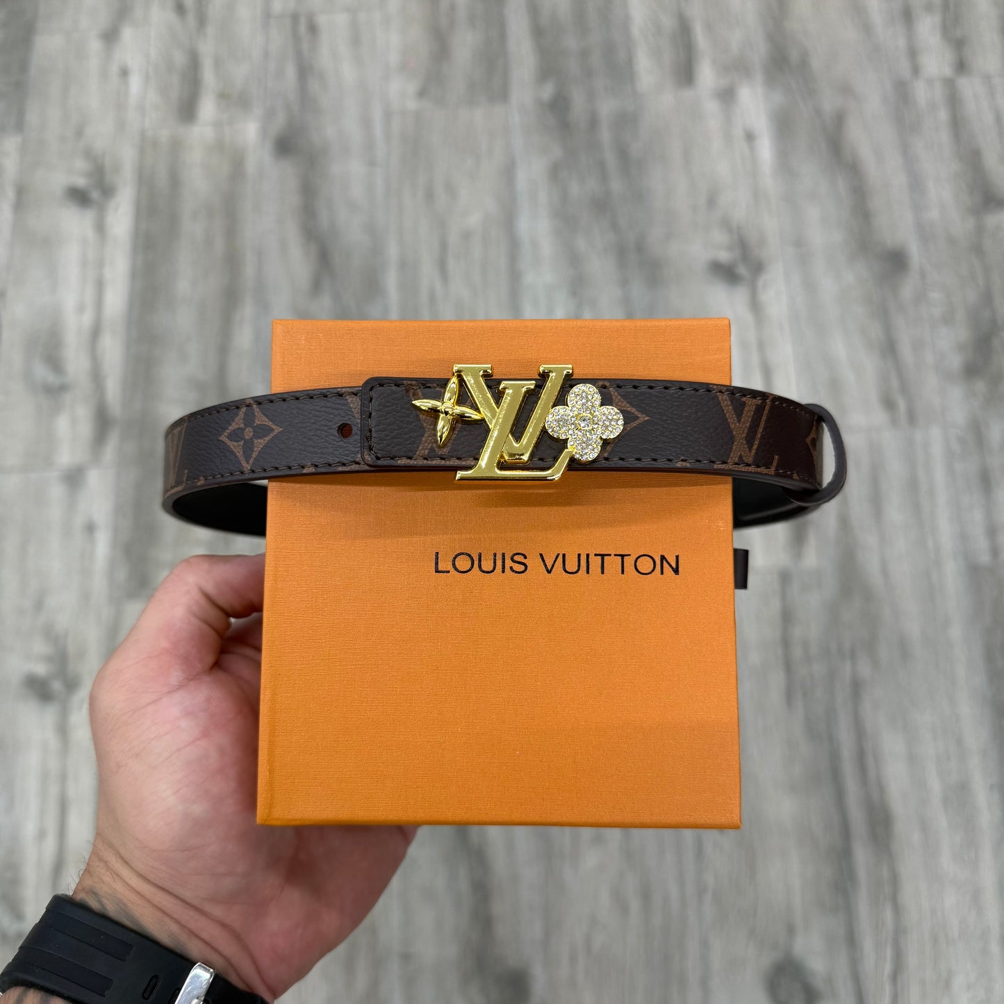LV Gold Logo Women [monogram brown]